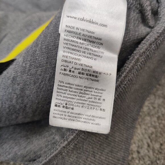 Calvin Klein Men's Zip Up Sweatshirt Jacket Size Large Cotton - Picture 5 of 8